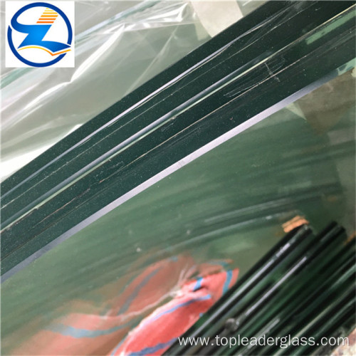 13.52-55.2mm low iron tempered triple laminated glass